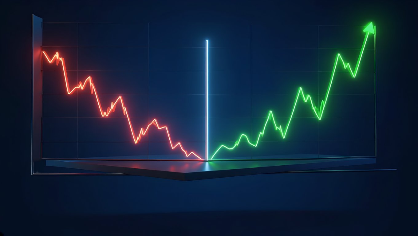 A business turning around — from decline to growth